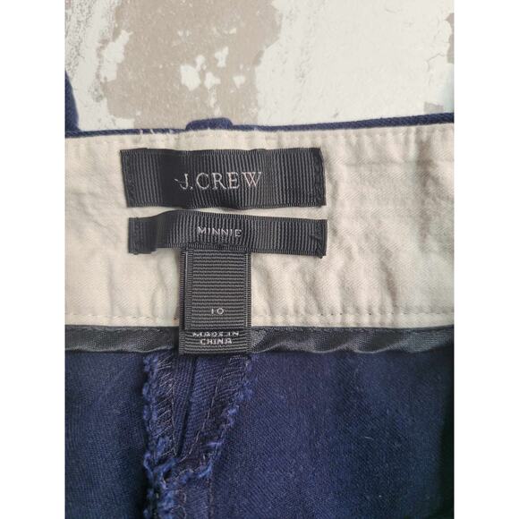 2757 J. Crew Minnie Navy Blue Crop Ankle Size 10‎ - Picture 5 of 5
